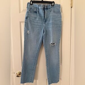 Madewell Light Blue Straight Leg Jeans